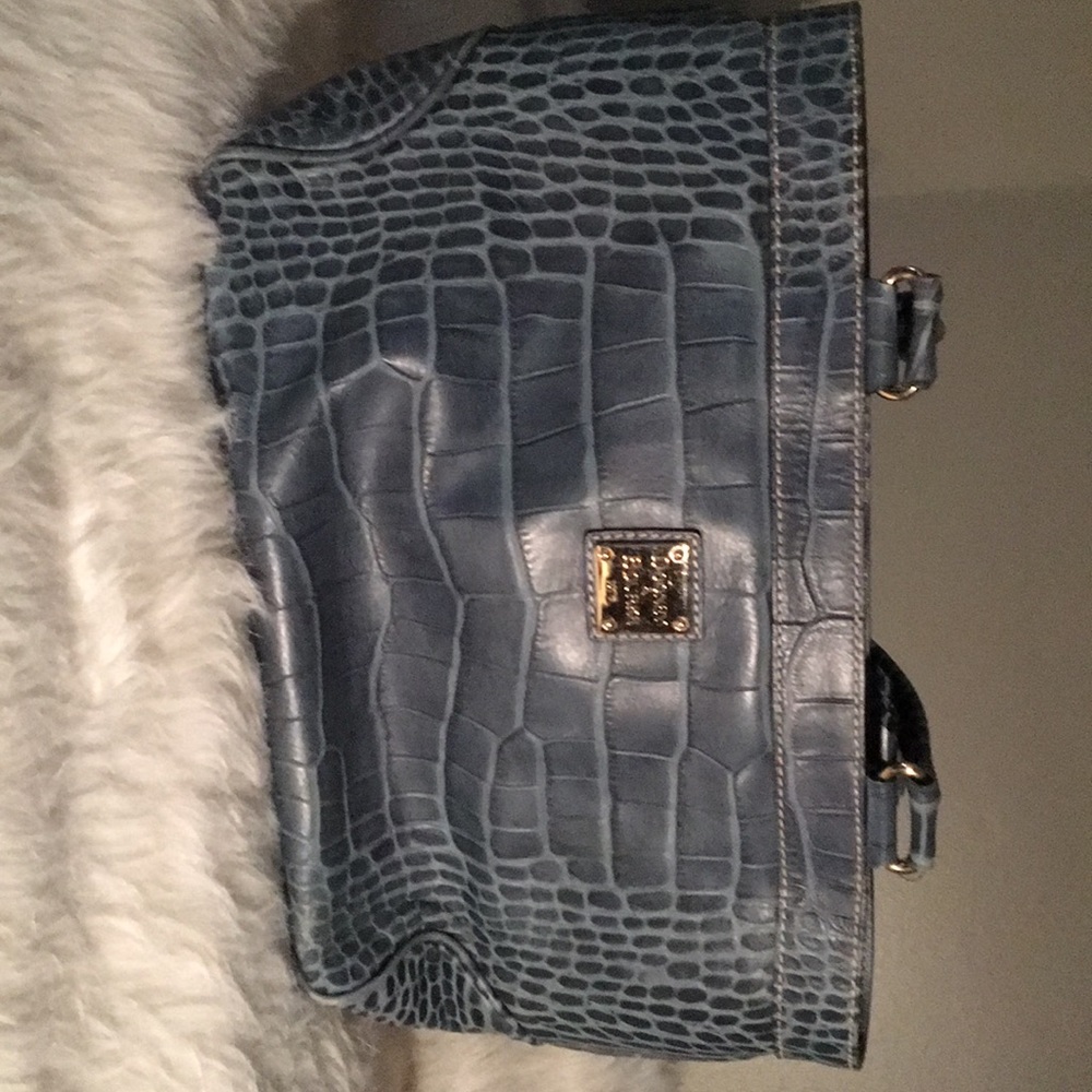 Dooney & Bourke 1975 Two Tone Large Shoulder Tote